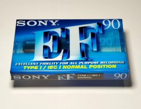 Cassette de Audio SONY EF 90 Tape Normal Sellado