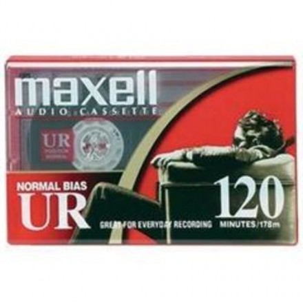 Cassete de Audio MAXELL UR 120 Normal Bias Sellado