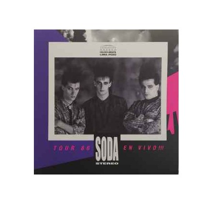 Soda Stereo - Tour 86 En Vivo Lima Perú (2lp) Limited Edition