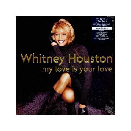 Whitney Houston - My Love is Your Love 2LP Translucent Blue Vinyl